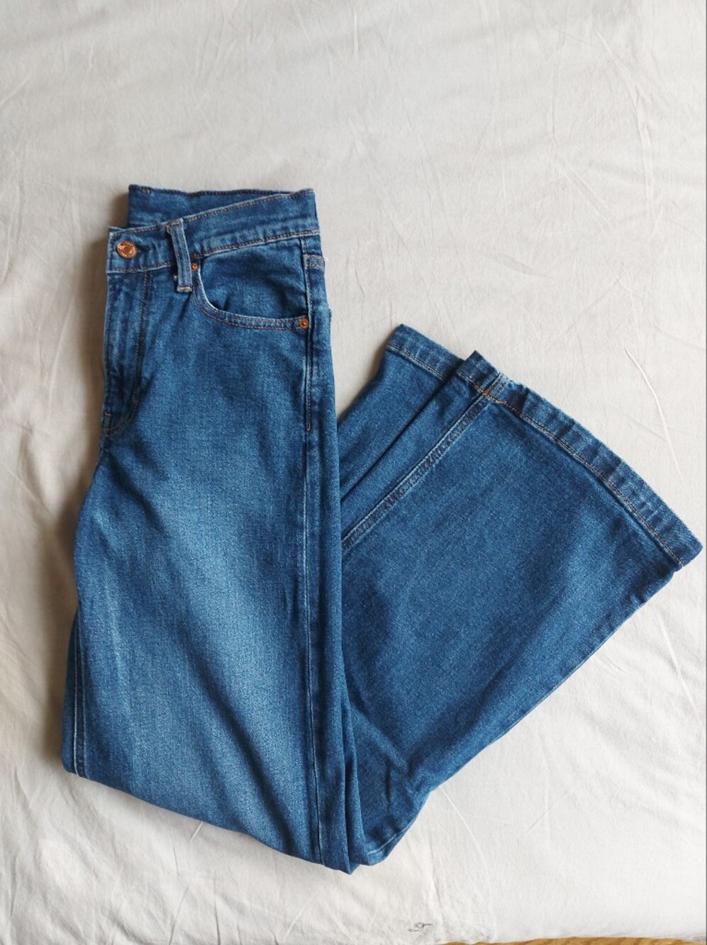 GAP Classic High-Rise Blue Denim Jeans